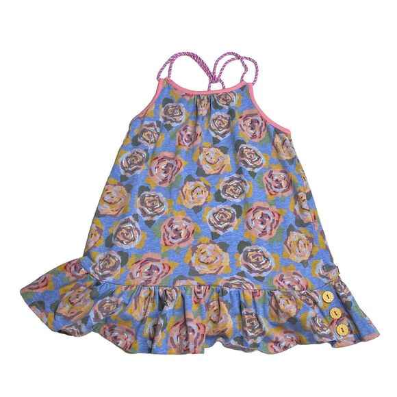 Matilda Jane The Adventure begins Twister Tank Blue Pink Floral Flowers Size 10 - Picture 7 of 7